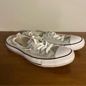 Size 9 gray converse